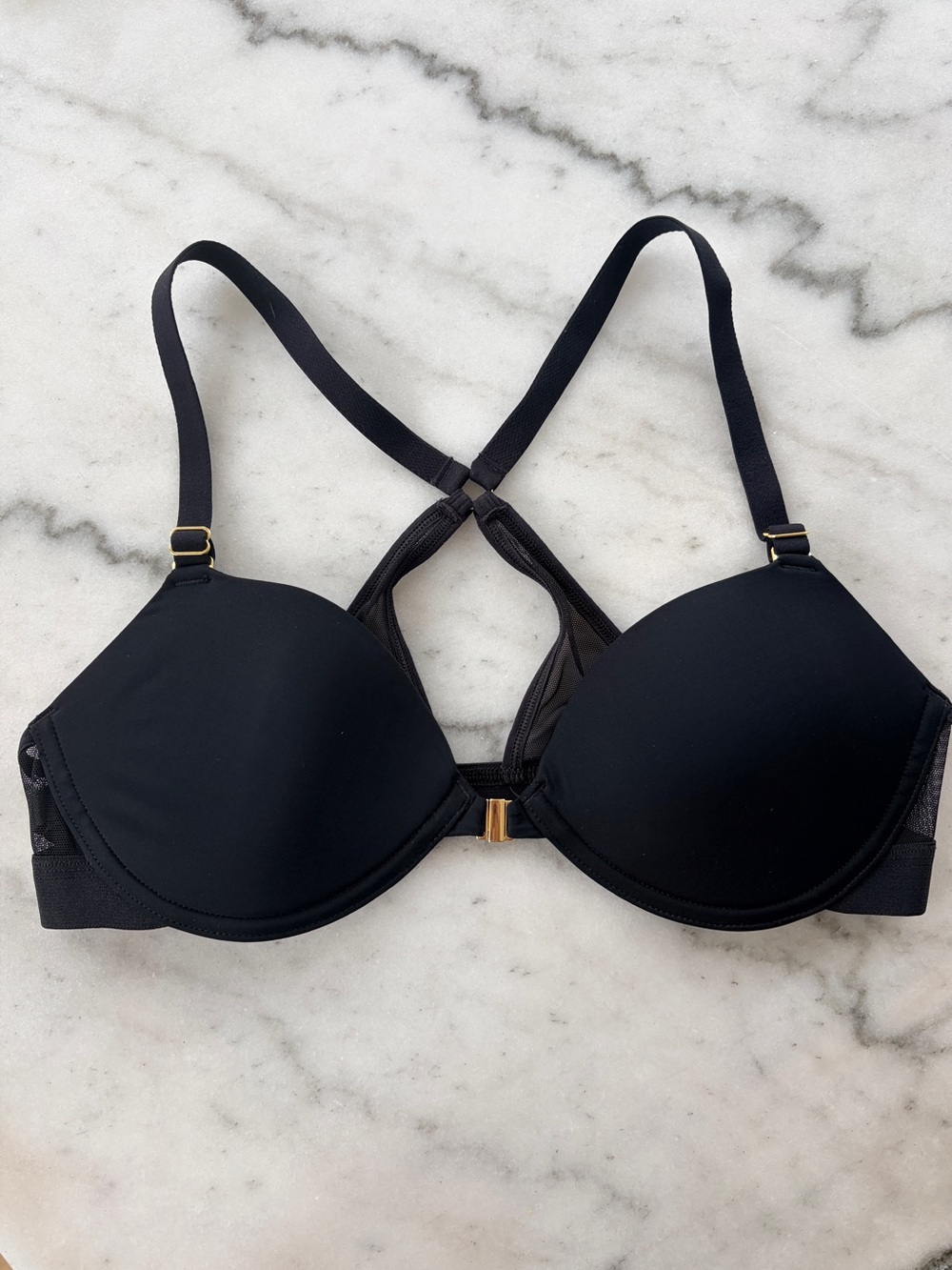 Pepper Women's Ultimate Racerback T-Shirt Bra in Black - 38A